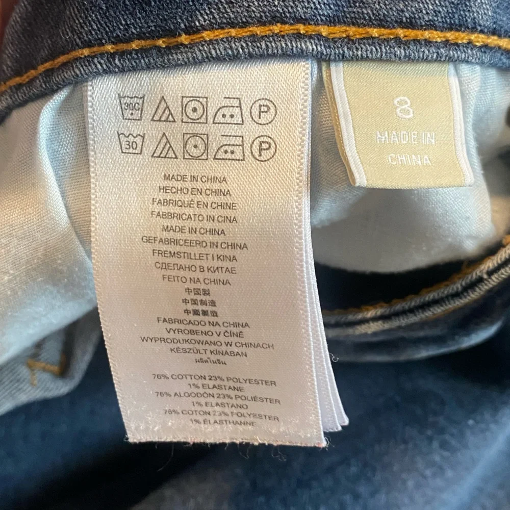 Michael Kors Dark Blue Skinny Blue Jeans Size 8